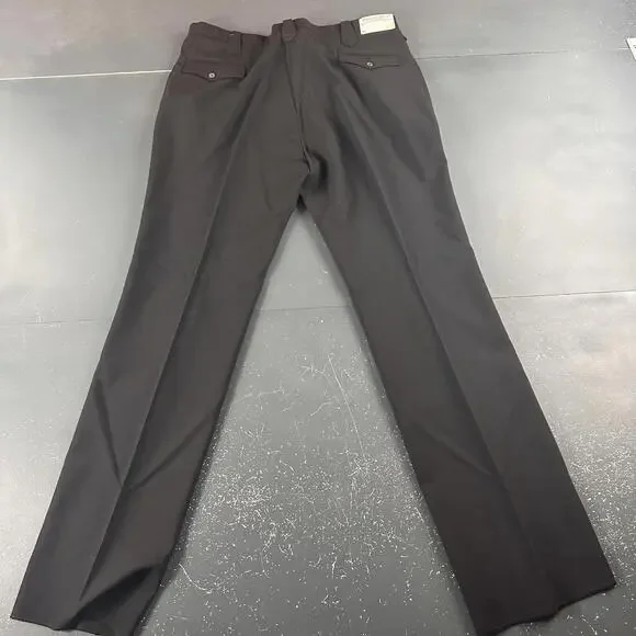 VTG Pagano West Tuxedo Pant Mens 40 Black Striped Wool Blend 41" Waist NWT USA - Picture 7 of 8